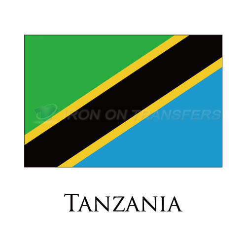 Tanzania flag Iron-on Stickers (Heat Transfers)NO.1996
